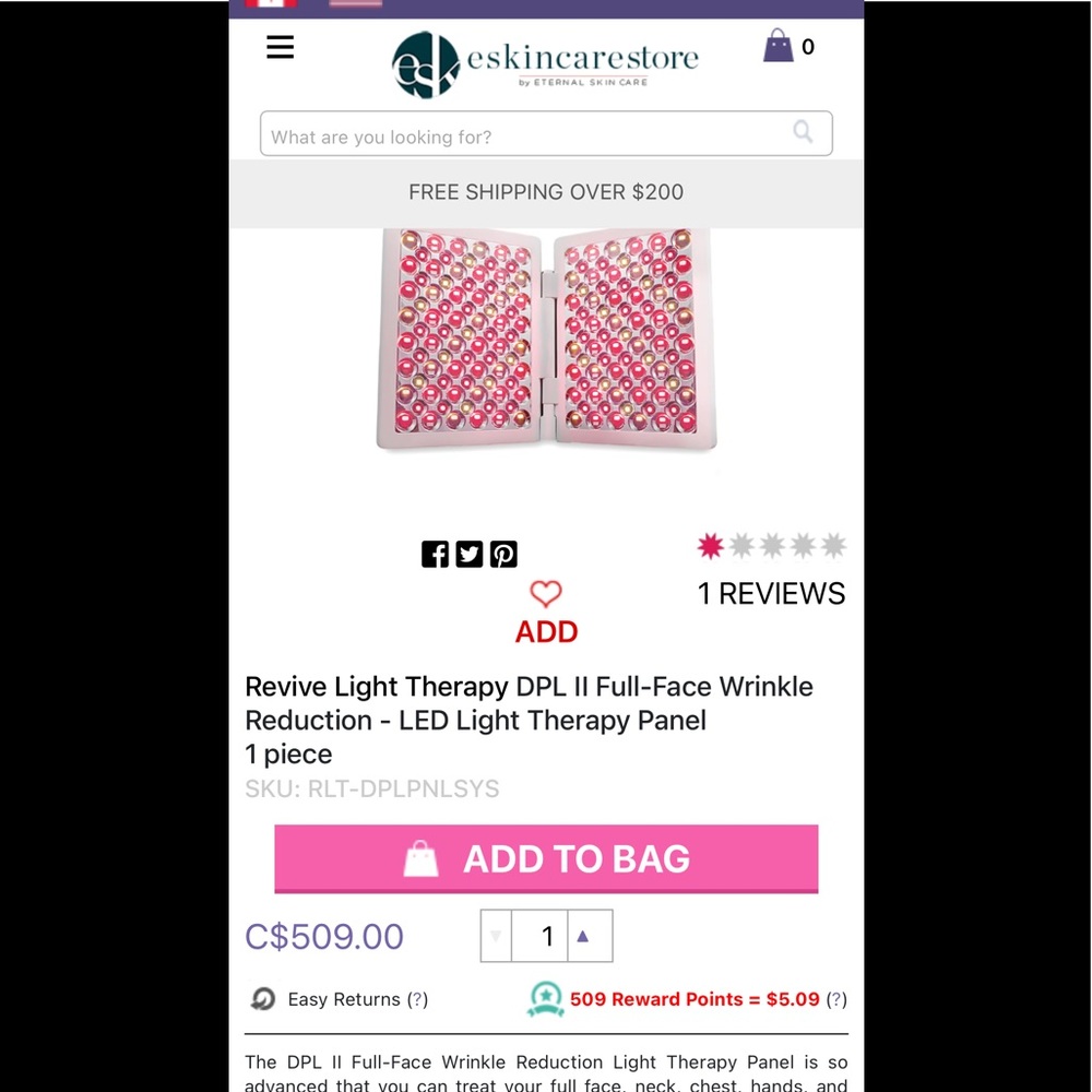 AMAZING Professional red LED light panel